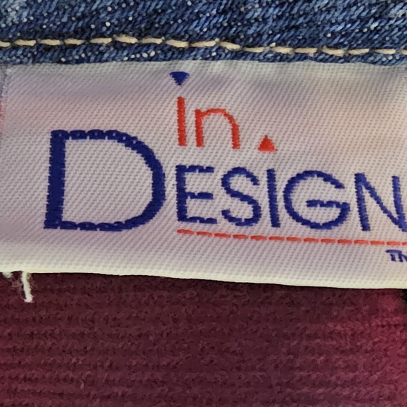 1990's Vinage Denim Vest Floral Dress - Picture 2 of 12